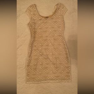 Not so tight but tight mini dress